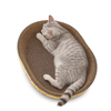 Eurilo™ Oval Cat Scratcher Bed – Furniture Protector & Claw Care Toy