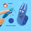 Eurilo™ Snail Puzzle Plush – Foldable Interactive Dog Toy with Squeak & Treat Pockets