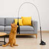 Eurilo™ Cat Feather Teaser Toy – Suction Cup Wand with Bell & Replaceable Head