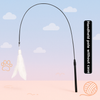 Eurilo™ Cat Feather Teaser Toy – Suction Cup Wand with Bell & Replaceable Head