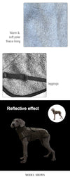 Eurilo™ ArcticShield – Reflective Fleece-Lined Winter Jacket for Large Dogs