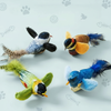 Eurilo™ Birdie Chase – Interactive Catnip Bird Toy with Sound & Wall Mount