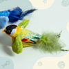 Eurilo™ Birdie Chase – Interactive Catnip Bird Toy with Sound & Wall Mount