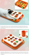 Eurilo™ IQ Puzzle Box – Level 2 Interactive Cat Treat Feeder